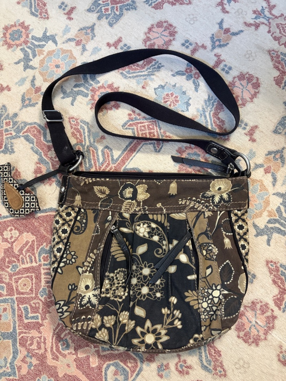 Fossil Canvas Print Crossbody